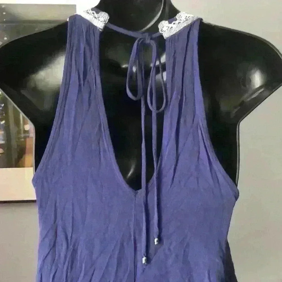 On the road blue halter dress blue, size small - Picture 5 of 5